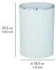 WENKO kosz łazienkowy z uchylną pokrywą Inca biały 5L | Podgląd zdjęcia produktu 4
