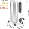 Olie Radiator 9 Trh 20 E - Tr-Trh20E Productafbeelding-voorbeeld 4