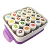 Wilton Glasurfarben 20er Set im Organizer, Produktbild-Vorschau 1