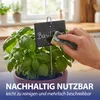 Gartenstecker Schieferschild 12er Set 10x40x4,5cm Edelstahl Produktbild-Vorschau 6