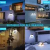 Edelstahl Hausnummer Beleuchtet, Solar 4 LEDs Wetterfest, Produktbild-Vorschau 6