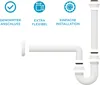 Siphon Aqua Bagno - Siphon à tube - Siphon pour lavabo - Voir les images du produit 3