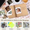 Kleines Fotoalbum zum Selbstgestalten,17x17cm Scrapbook 20 Produktbild-Vorschau 5