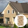 Fassadensystem AMK in Ziegeloptik – wetterfeste Paneele mit Marmorsplitt - AMK Austria 100 Produktbild-Vorschau