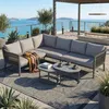 Zestaw mebli ogrodowych Flieks dla 6 osób, sofa ogrodowa z Podgląd zdjęcia produktu 2