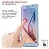 A hand is shown interacting with a smartphone screen, demonstrating a fingerprint sensor. The phone is in a transparent blue case. Produktbild-Vorschau