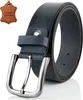 Gürtel Herren 4 cm breit aus Echtleder – Ledergürtel für Produktbild-Vorschau 1