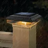 Forever 4 Stück Solar Pfostenleuchten, 8LED Solarleuchten Produktbild-Vorschau 4