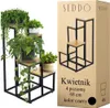 Viacúrovňový stojan na kvety a rastliny, Industrial Rustic Náhľad obrázku produktu 1