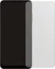 A smartphone screen protector is shown next to a smartphone. Produktbild-Vorschau
