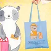 Mr. & Mrs. Panda Tote Bag Lieferdienstmitarbeiter Herz - Produktbild-Vorschau 2