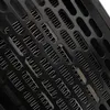 A close-up view of a black heater grill with silver heating elements visible through the openings. Anteprima dell’immagine prodotto