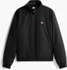 A black jacket is shown flat against a white background. Voir les images du produit