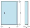 Armadio chiavi SS 100 PZ (300 x 240 x 80) senza profilo Anteprima dell’immagine prodotto 2
