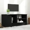 vidaXL TV-Schrank Schwarz 80x35x36,5 cm Holzwerkstoff Produktbild-Vorschau 3