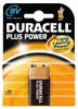 A Duracell Plus Power 9V battery in its retail packaging. Anteprima dell’immagine prodotto
