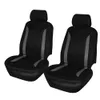 Two black car seat covers with gray accents are shown against a white background. Produktbild-Vorschau