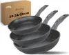 DIVORY Pfannenset 3-teilig Pfanne 20, 24, 28 cm Induktion, Produktbild-Vorschau 1