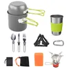 Camping-Kochgeschirr-Set, 1šC2 Personen, tragbares Topf- Produktbild-Vorschau 3