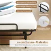 COSTWAY letto per ospiti 90x190cm con materasso, letto Anteprima dell’immagine prodotto 4