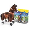 PonyCycle kôň na šliapanie tmavohnedý pre deti od 3 do 4 Náhľad obrázku produktu 17