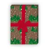 Schnee Weihnachts Geschenkpapier mit Weihnachtsmann im Produktbild-Vorschau 3