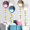 Oblique Unique Kreis Girlande Banner Geburtstag Hochzeit Produktbild-Vorschau 3