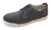 A single gray men's shoe is shown against a white background. Produktbild-Vorschau
