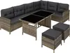 Canapé de jardin BARLETTA modulable - marron naturel Voir les images du produit 1