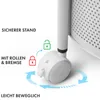 Vozík Floordirekt Henry metal white - kuchyňský vozík s 5 Náhled obrázku produktu 4