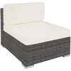 tectake® Aluminium Rattan Lounge Marbella wetterfest und Produktbild-Vorschau 9