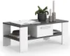 Couchtisch Vicco Wilmut Anthrazit/Weiß 89.8 x 46.4 cm mit Produktbild-Vorschau 5