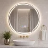 Specchio da bagno illuminato COSTWAY, diametro 50 cm, Anteprima dell’immagine prodotto 2