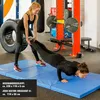 XXL Weichbodenmatte 220x110x5cm - Faltbare Turnmatte Produktbild-Vorschau 5