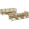 The Living Store 7-tlg. Garten-Sofagarnitur Kiefernholz Produktbild-Vorschau 3
