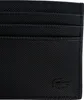 A close-up view of a black cardholder with the Lacoste logo. Produktbild-Vorschau