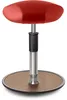 Sitz- Stehhocker Free Regular Triangel Boxmark Leder Rot Produktbild-Vorschau 2