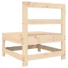 vidaXL Garten-Mittelsofa Massivholz Kiefer Produktbild-Vorschau 5