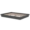 vidaXL Letto in legno massiccio grigio 135x190 cm Anteprima dell’immagine prodotto 4