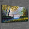 Coloray Canvas 120x60  Wandbild Leinwand Bilder Brücke über Produktbild-Vorschau 2
