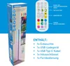 Grundig LED Stehlampe – RGB Stehlampe 140cm – LED Produktbild-Vorschau 4