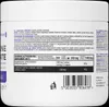 The image shows the side of a white supplement container with nutritional information and a barcode. Podgląd zdjęcia produktu