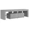 A TV stand with a concrete gray finish and LED lighting. Náhled obrázku produktu