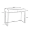 AX LIVING Coiffeuse Blanc Lortie 100 cm avec tiroirs Voir les images du produit 3