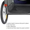 DOGGYHUT® Premium MEDIUM remorque à vélo 2en1 pour chien et Voir les images du produit 5