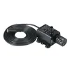 A black submersible water pump with a coiled black power cord and a connector is shown against a white background. Podgląd zdjęcia produktu