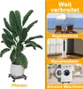 XMTECH 2 kusy kovový valček na rastliny, 30 cm podložka pod Náhľad obrázku produktu 3