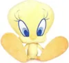A plush toy of Tweety Bird from Looney Tunes, sitting with its legs spread. Náhľad obrázku produktu