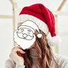 Plüschball gestrickte Weihnachtsmütze Herbst Winter lange Produktbild-Vorschau 3