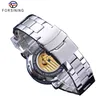 Montre FORSINING LU-14505 - Élégance Noire pour Hommes Voir les images du produit 4